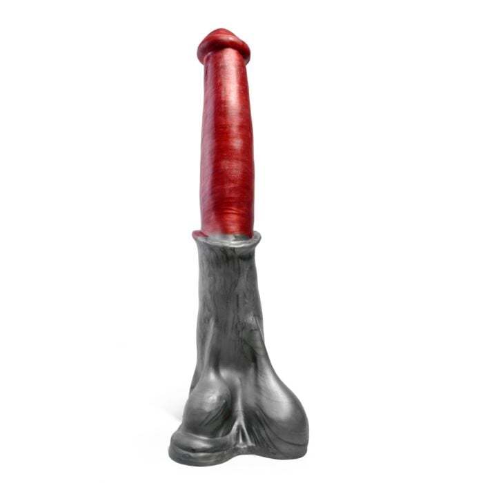 Sinnovator Stallion Platinum Silicone Dildo 7 Inches to 16 Inches (4 Sizes) | UberKinky